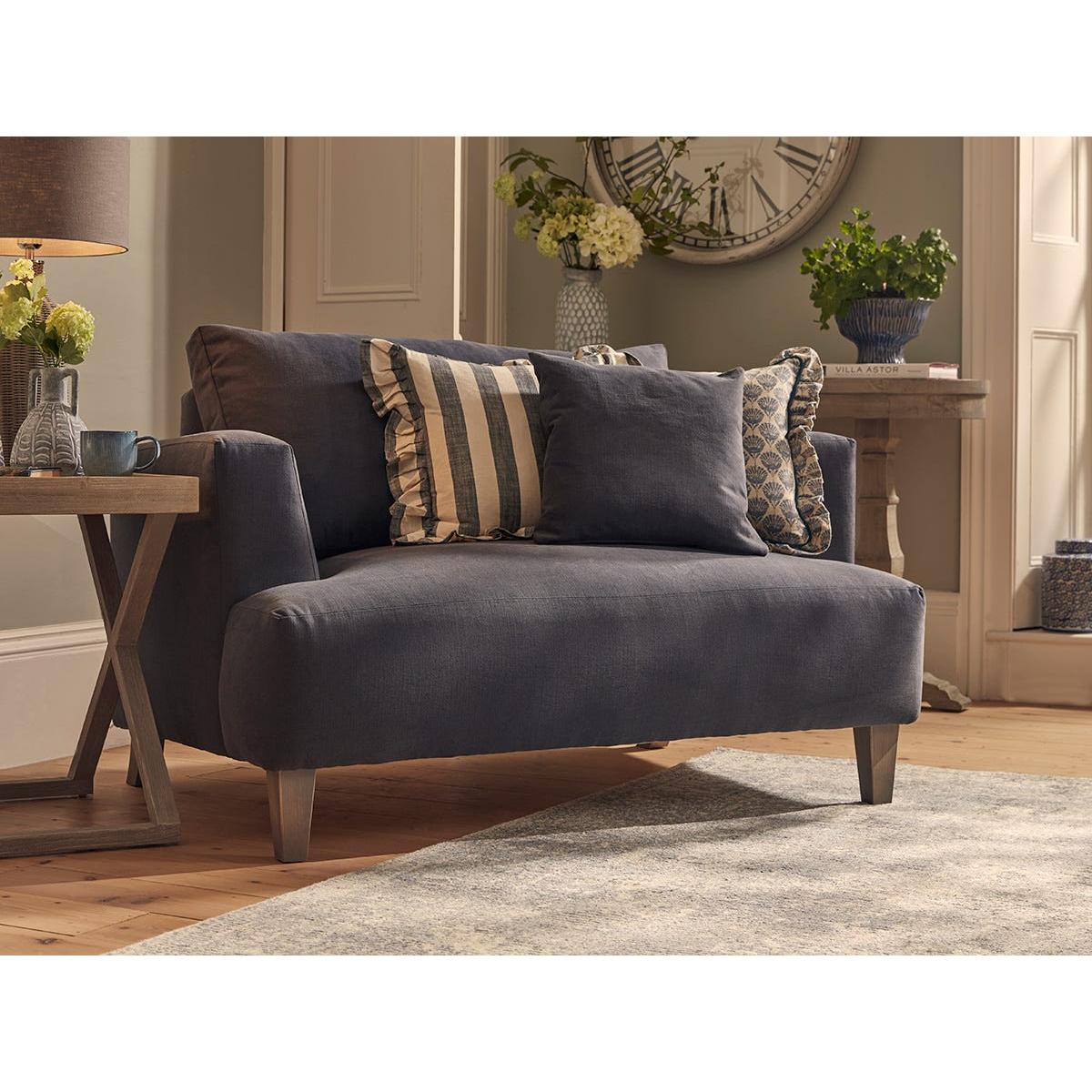 Palma Love Seat – Ocean Opulent Cotton Velvet – image 2