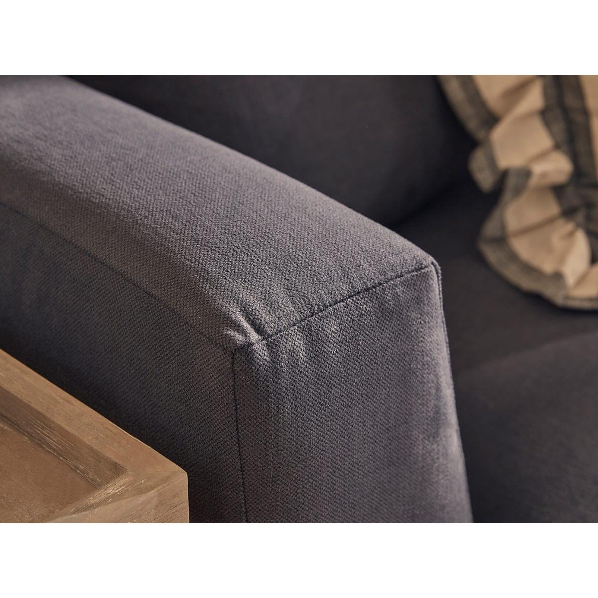 Palma Love Seat – Eucalyptus Wide Cotton Stripe – image 3