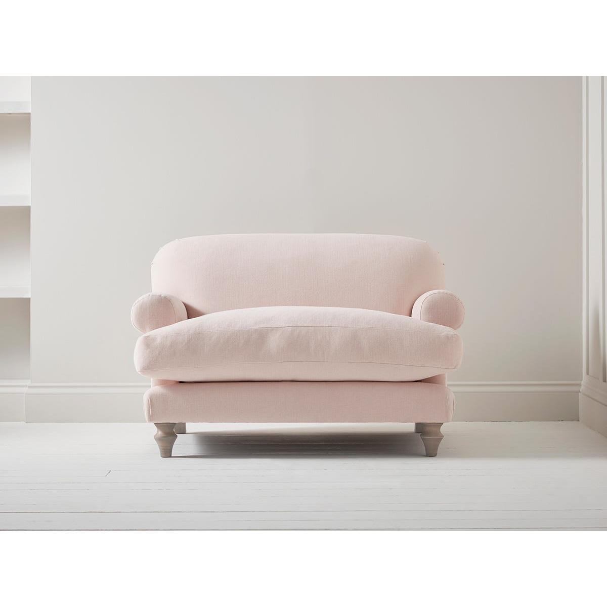 Kiruna Love Seat – Fog Opulent Cotton Velvet – image 8