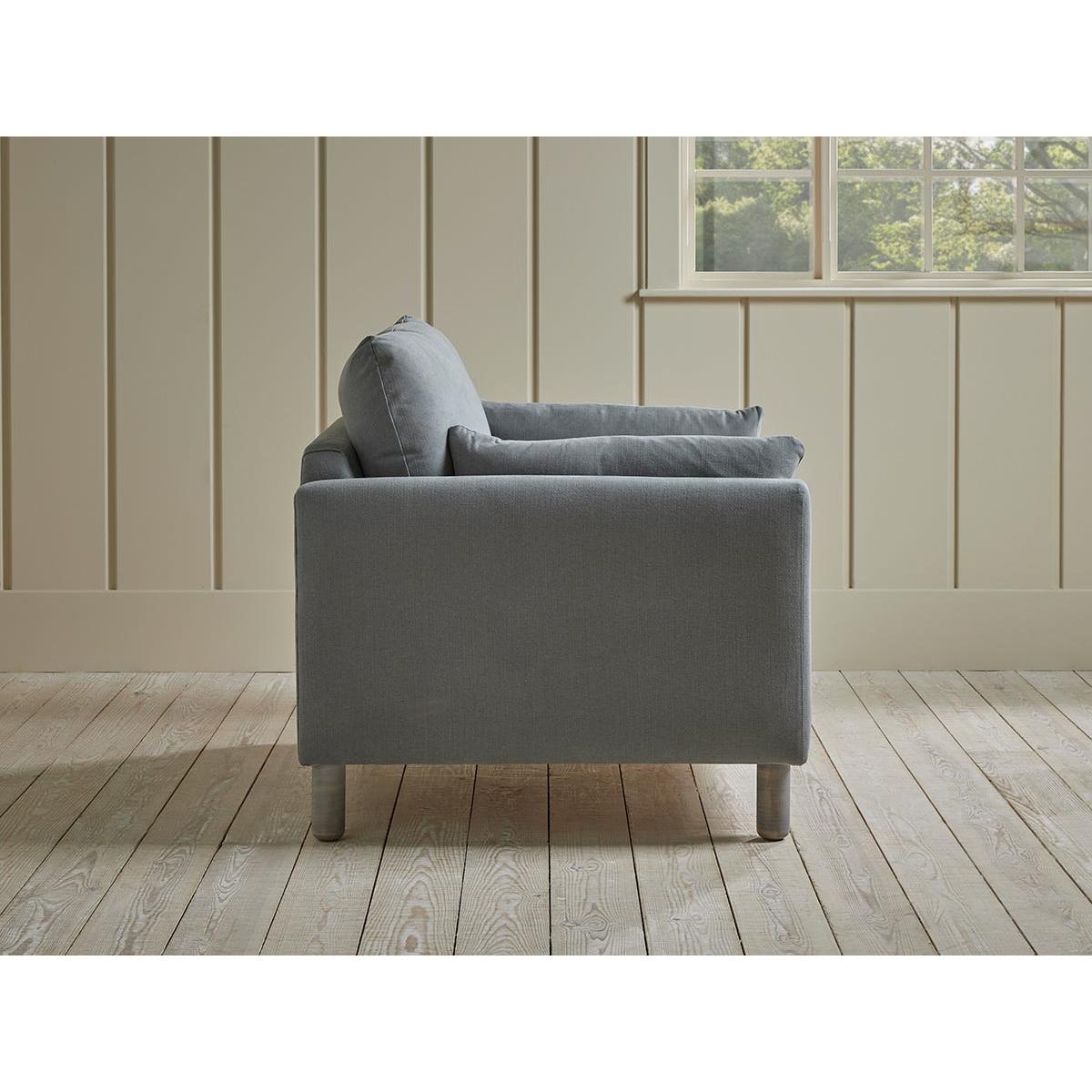 Edmonton Love Seat – Cardamom Opulent Cotton Velvet – image 9