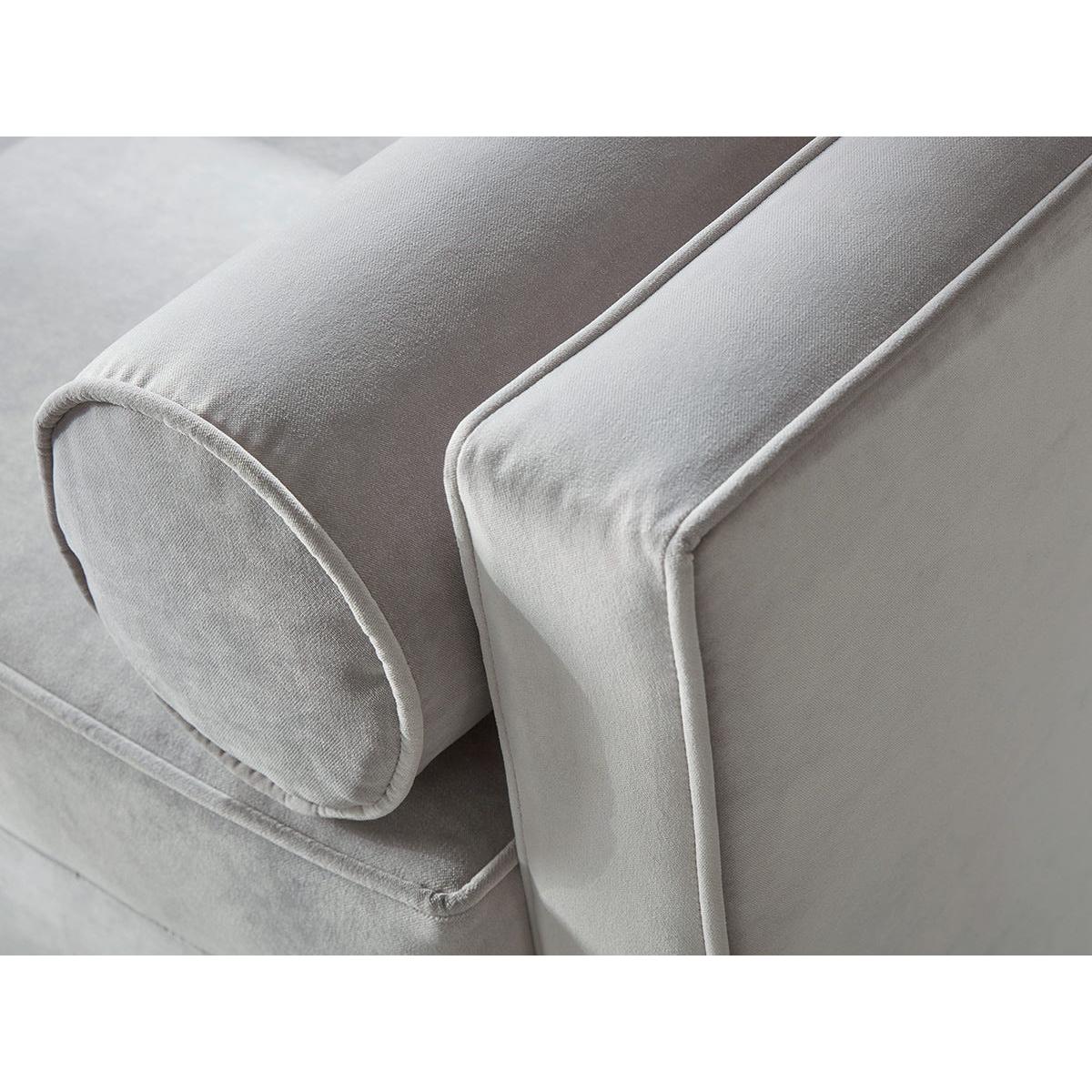 Toulon Loveseat – Dove Velvet – image 4