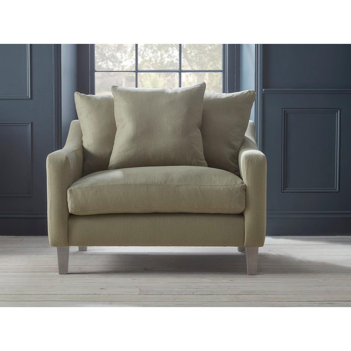 Floro Loveseat – Oat Cotton Linen – image 6