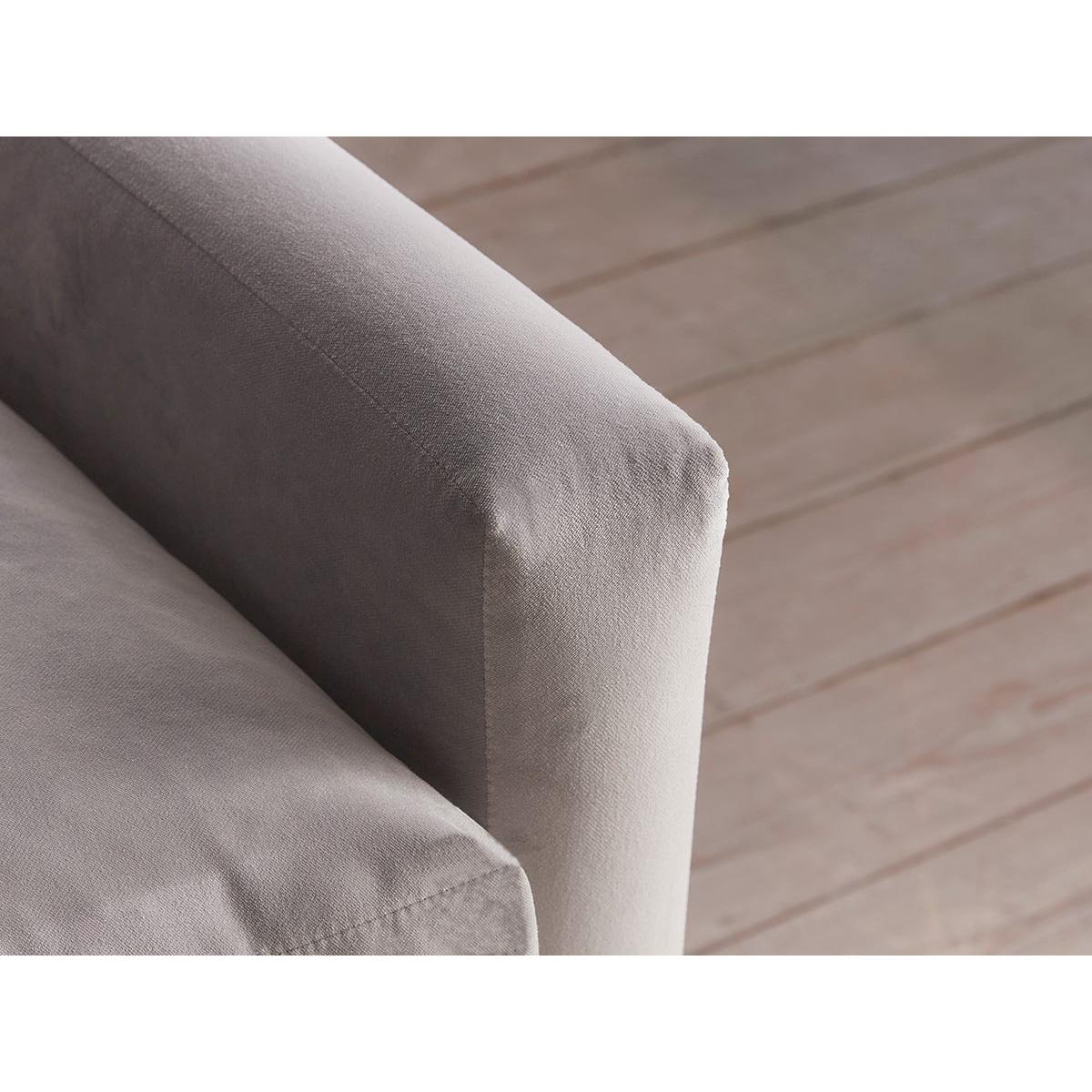 Boras Loveseat – Soft Rose Cotton Linen – image 3