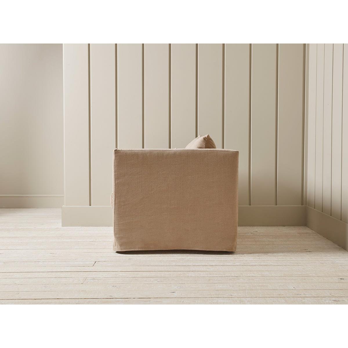 Colmar Loveseat – Eucalyptus Wide Cotton Stripe – image 5