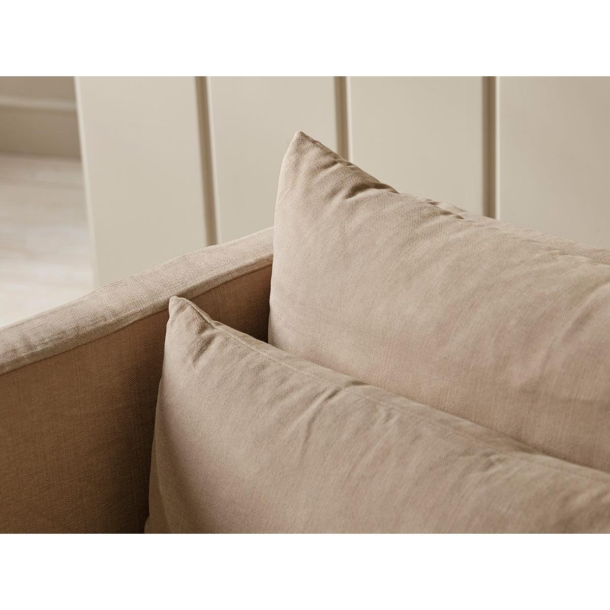 Colmar Loveseat – Eucalyptus Wide Cotton Stripe – image 6