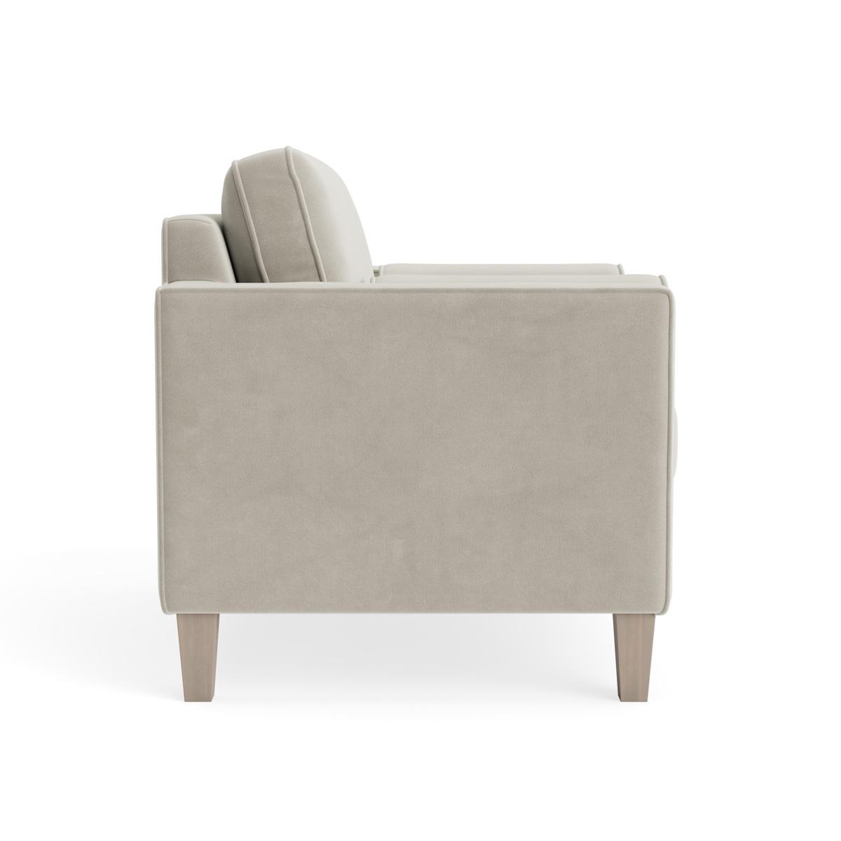 Toulon Loveseat – Vintage Grey Herringbone – image 12