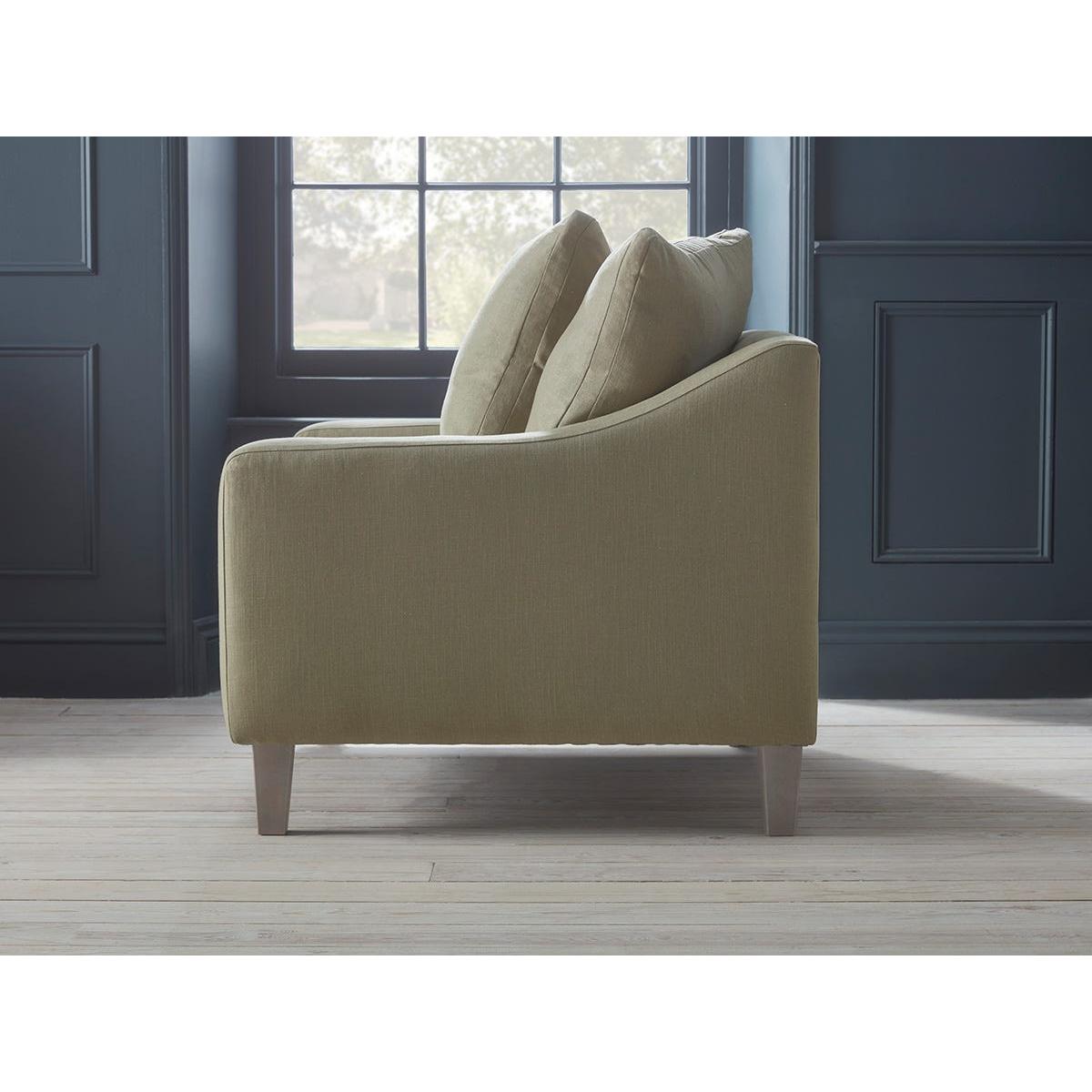 Floro Loveseat – Soft Blush Herringbone – image 7