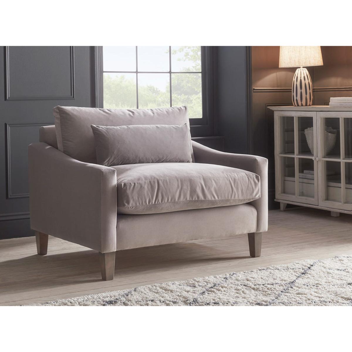 Boras Loveseat – Sand Herringbone – image 2