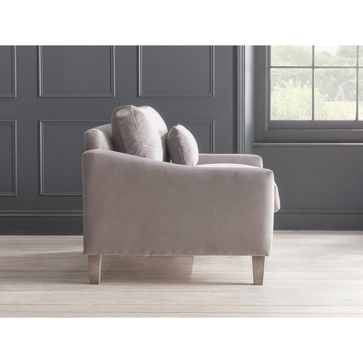 Boras Loveseat – Chalk Velvet – image 8