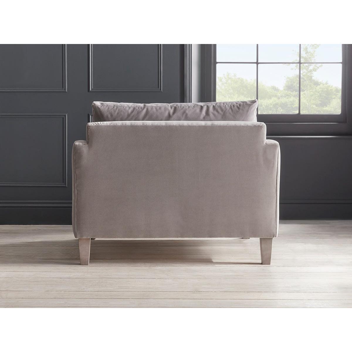 Boras Loveseat – Chalk Velvet – image 9