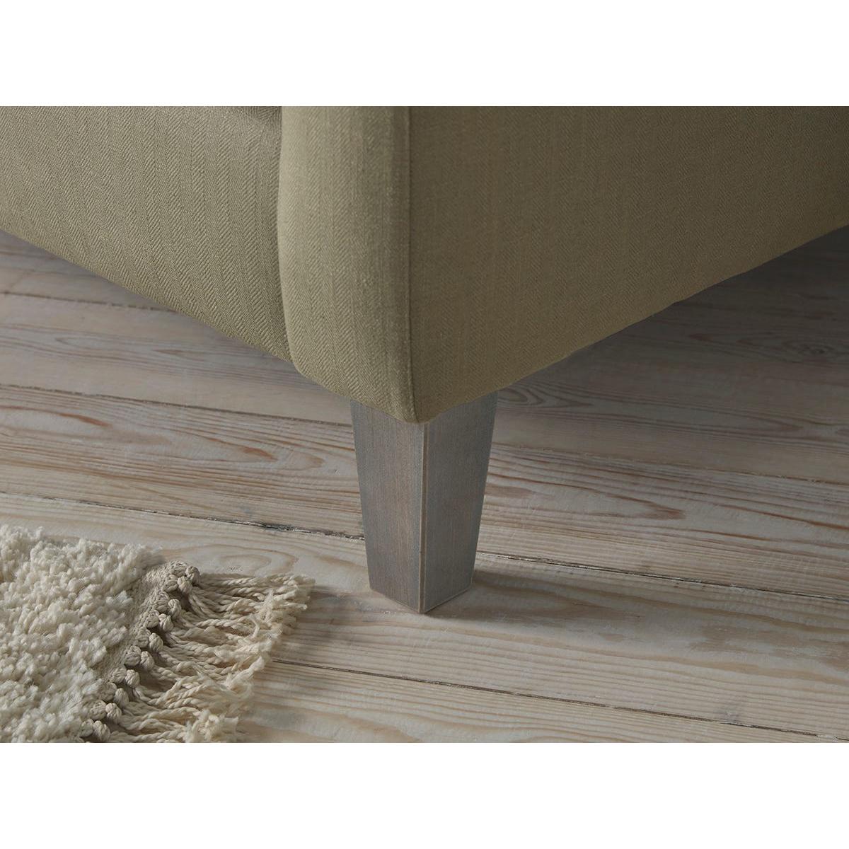 Floro Loveseat – Ivory Herringbone – image 5