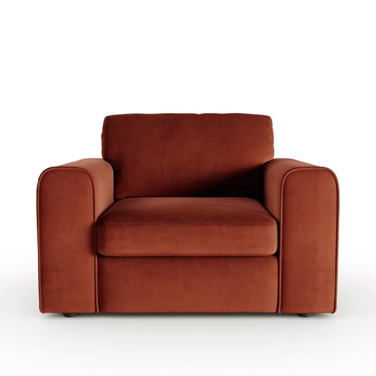 Abel Matte Velvet Snuggle Chair – image 7