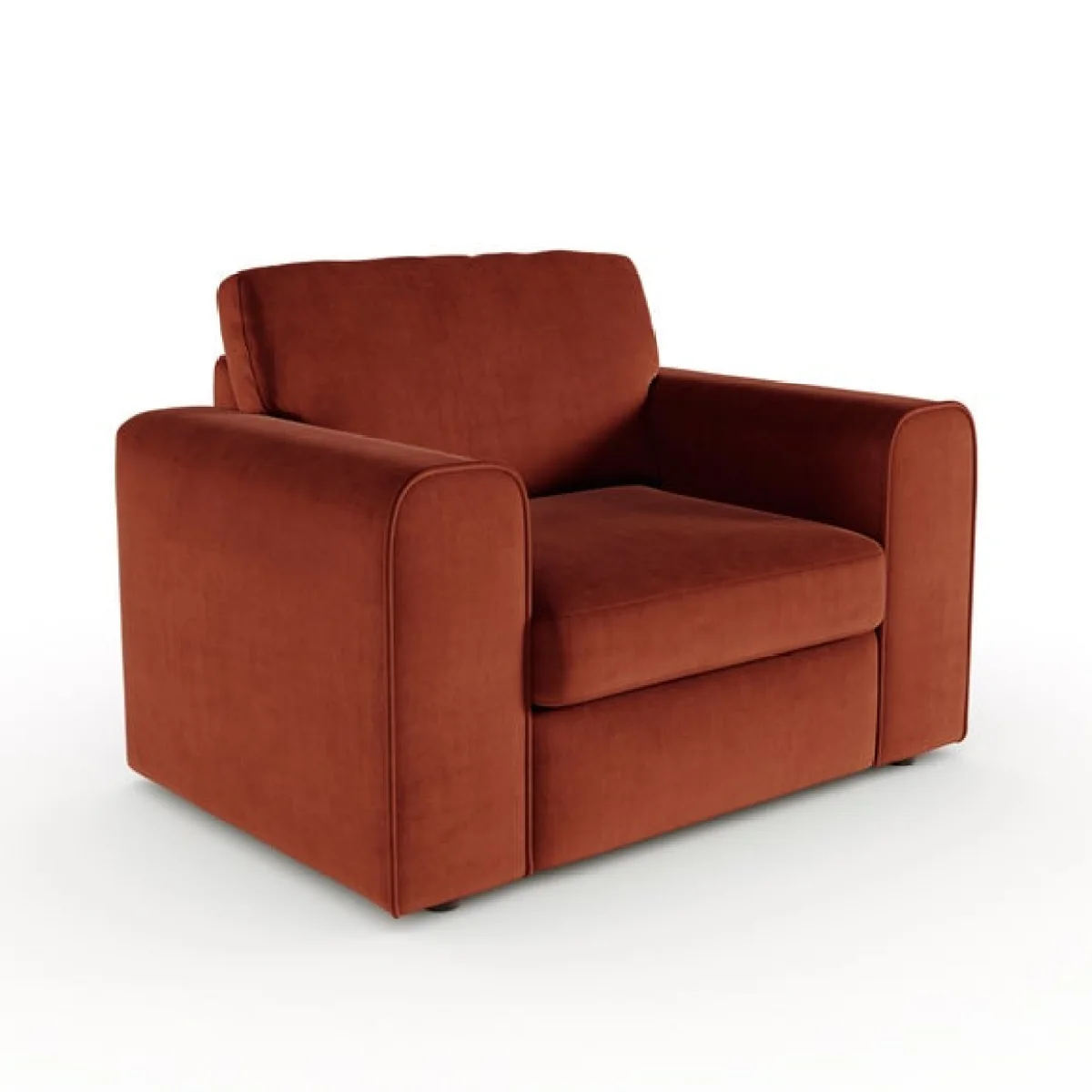 Abel Matte Velvet Snuggle Chair – image 8