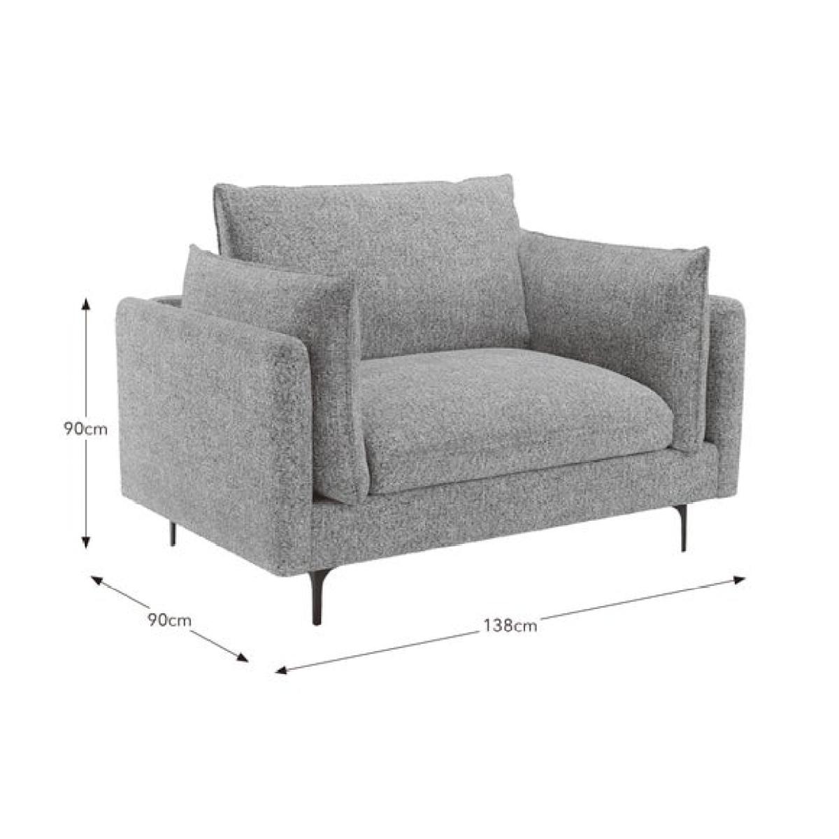 Ruby Chunky Chenille Snuggle Chair – image 9