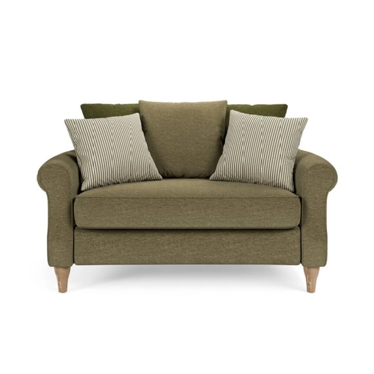 Millie Herb Green Chenille Combo Scatter Back Love Seat – image 6