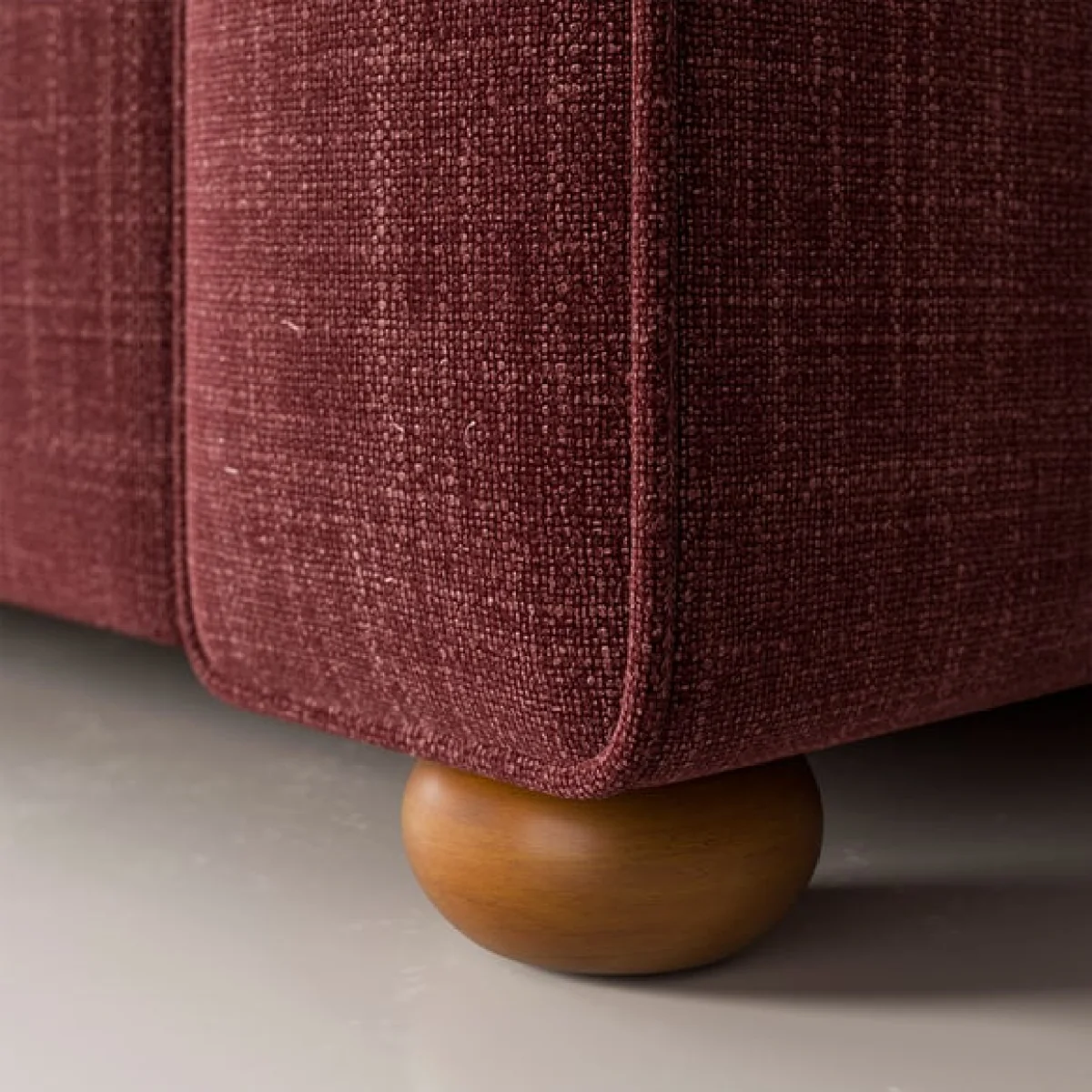 Zoe II Faux Linen Snuggle Chair – image 5
