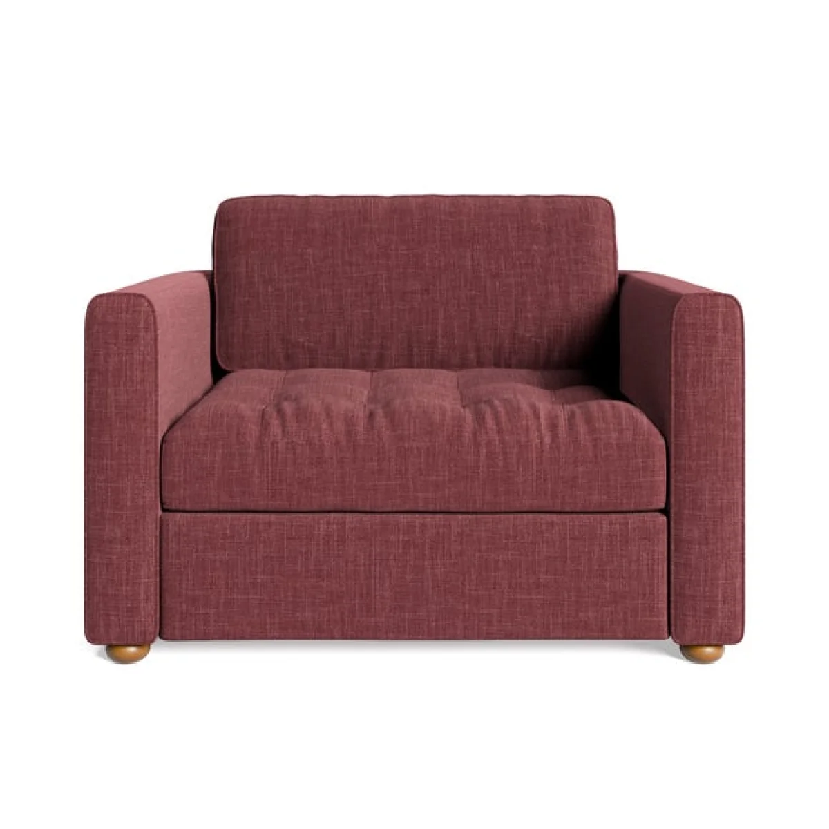 Zoe II Faux Linen Snuggle Chair – image 7