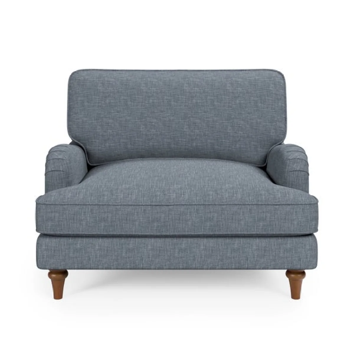 Beatrice II Faux Linen Snuggle Chair – image 7