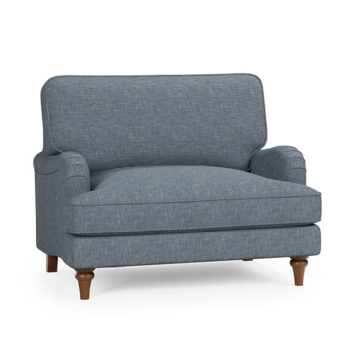 Beatrice II Faux Linen Snuggle Chair – image 8