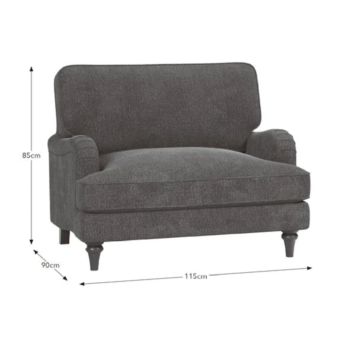 Beatrice II Soft Tonal Chenille Snuggle Chair – image 9