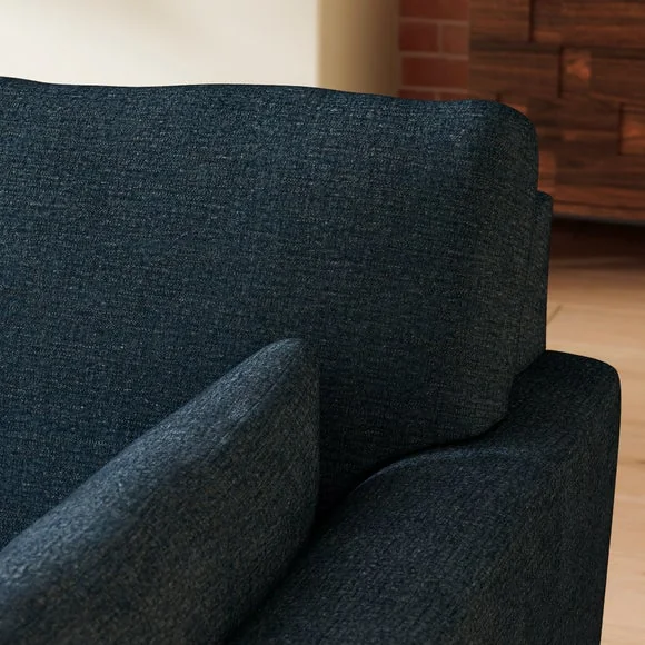 Aspen Textured Faux Linen Snuggle Chair – image 3