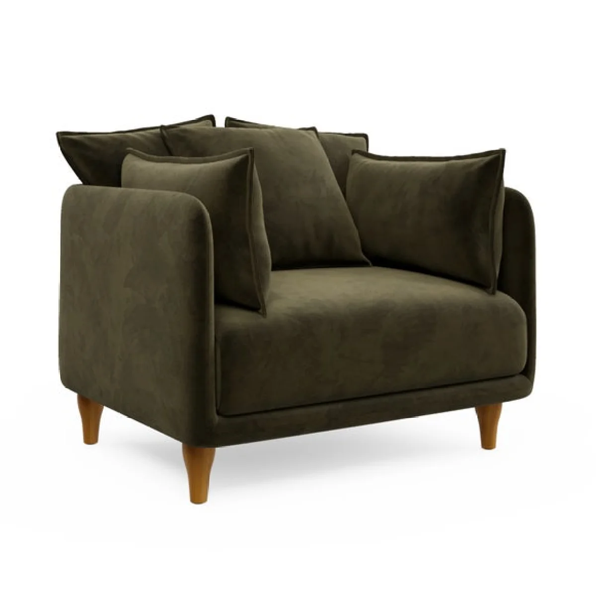 Armitage Scatter Back Velvet Snuggle Chair – image 5
