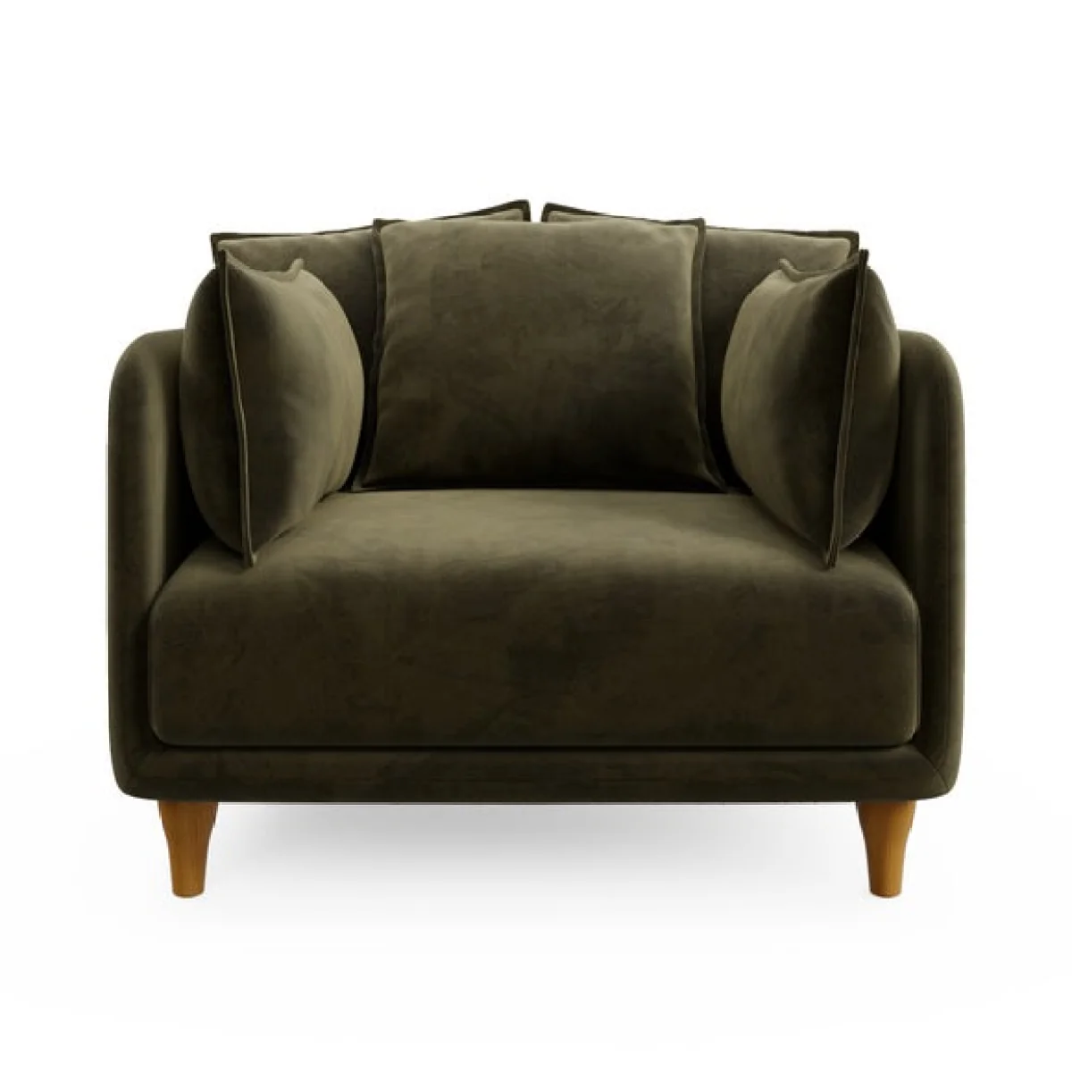 Armitage Scatter Back Velvet Snuggle Chair – image 6