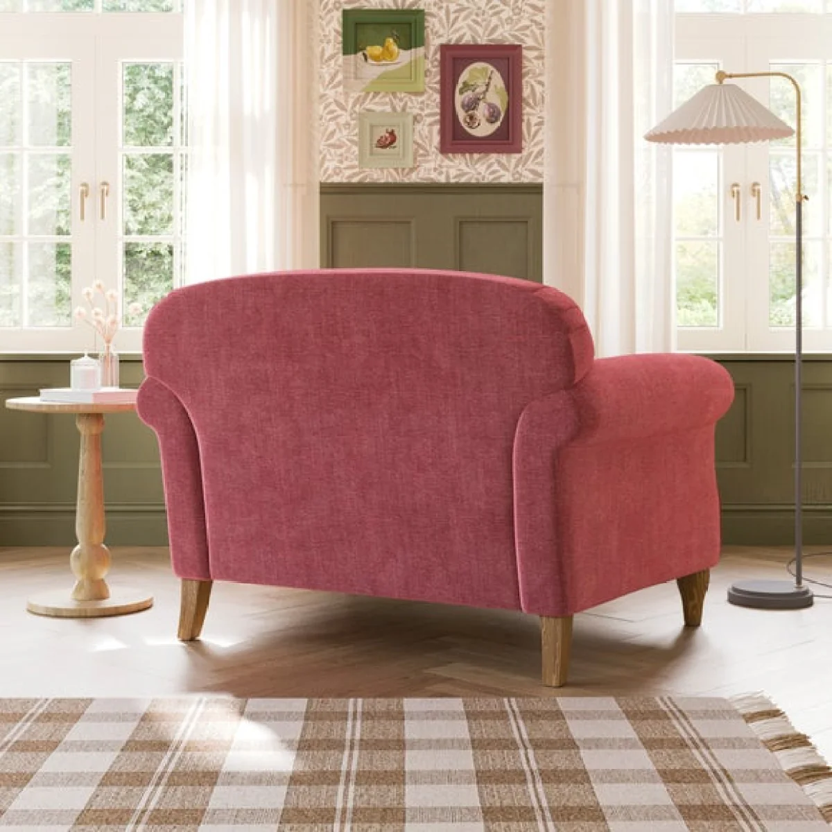 Millie Chenille Snuggle Chair – image 2