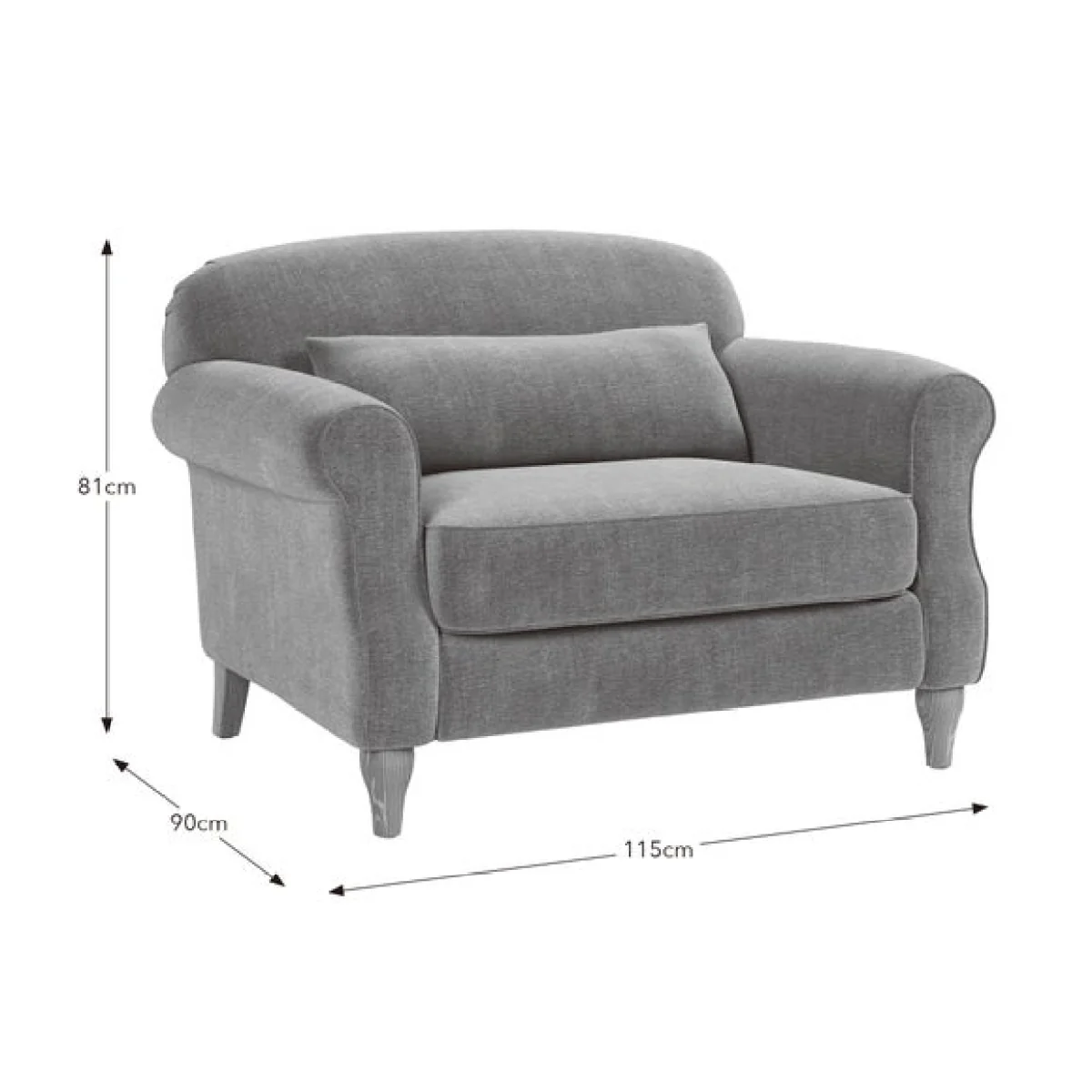 Millie Chenille Snuggle Chair – image 9