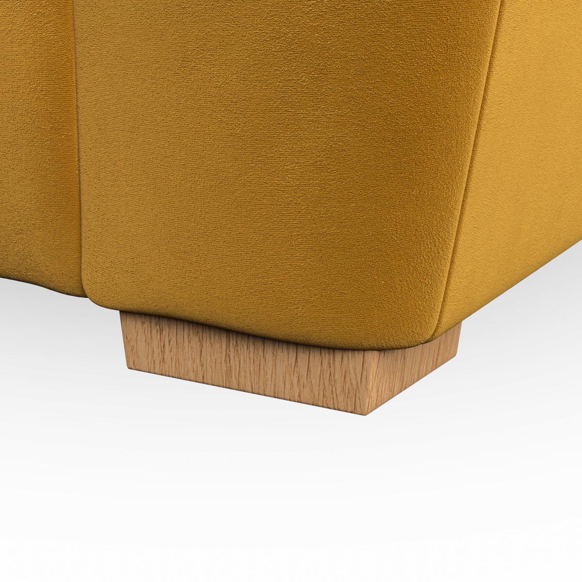 Madison Snuggle Chair House Velvet Amber Gold – image 3