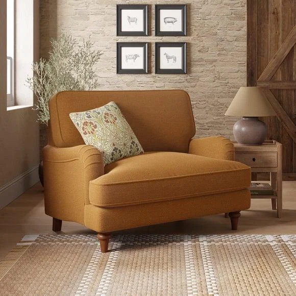 Beatrice II Soft Tonal Chenille Snuggle Chair – image 1