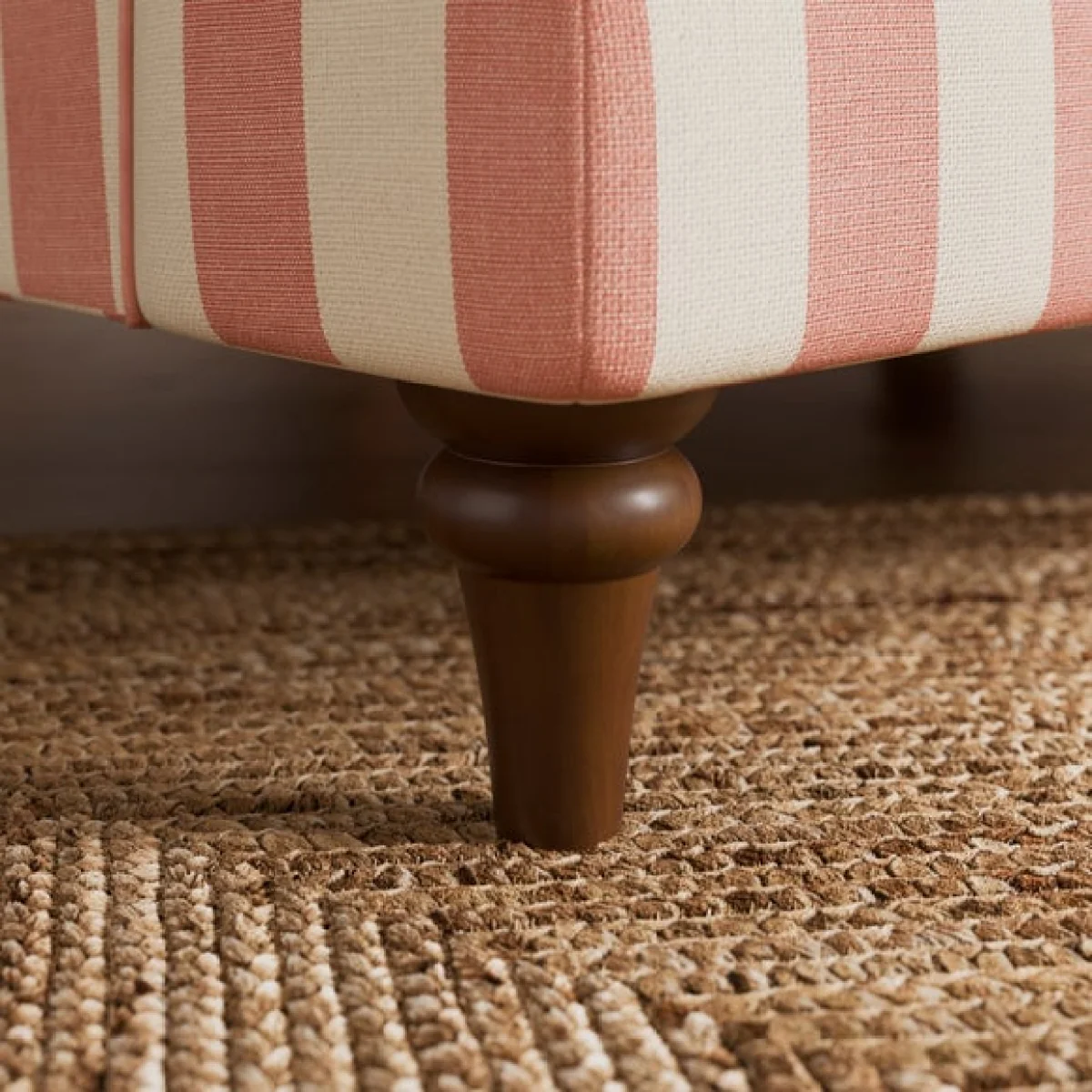 Beatrice II Woven Stripe Snuggle Chair – image 5