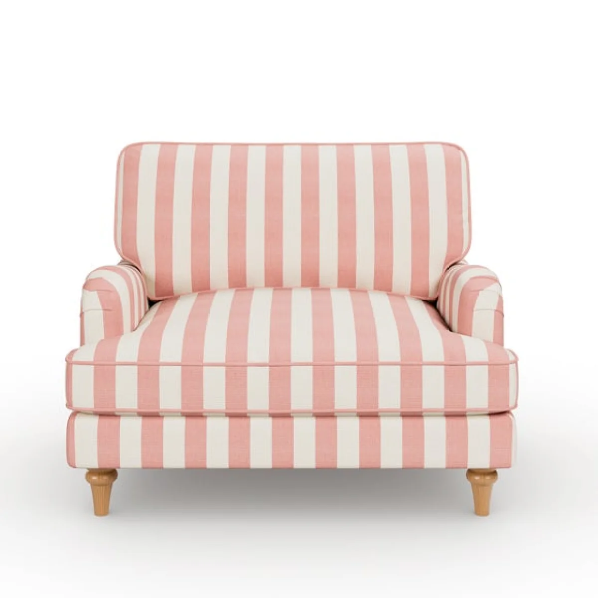 Beatrice II Woven Stripe Snuggle Chair – image 7