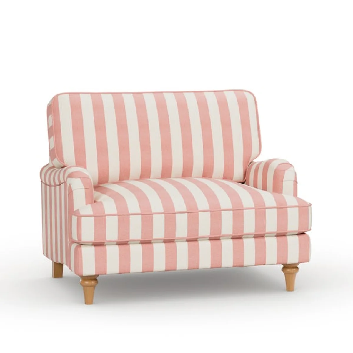 Beatrice II Woven Stripe Snuggle Chair – image 8