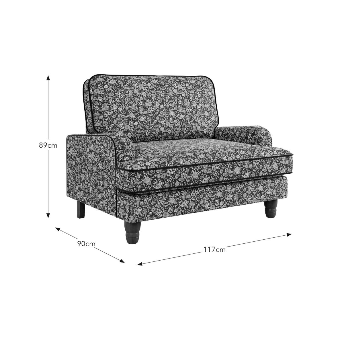 Beatrice Ditsy Floral Snuggle Chair – image 8