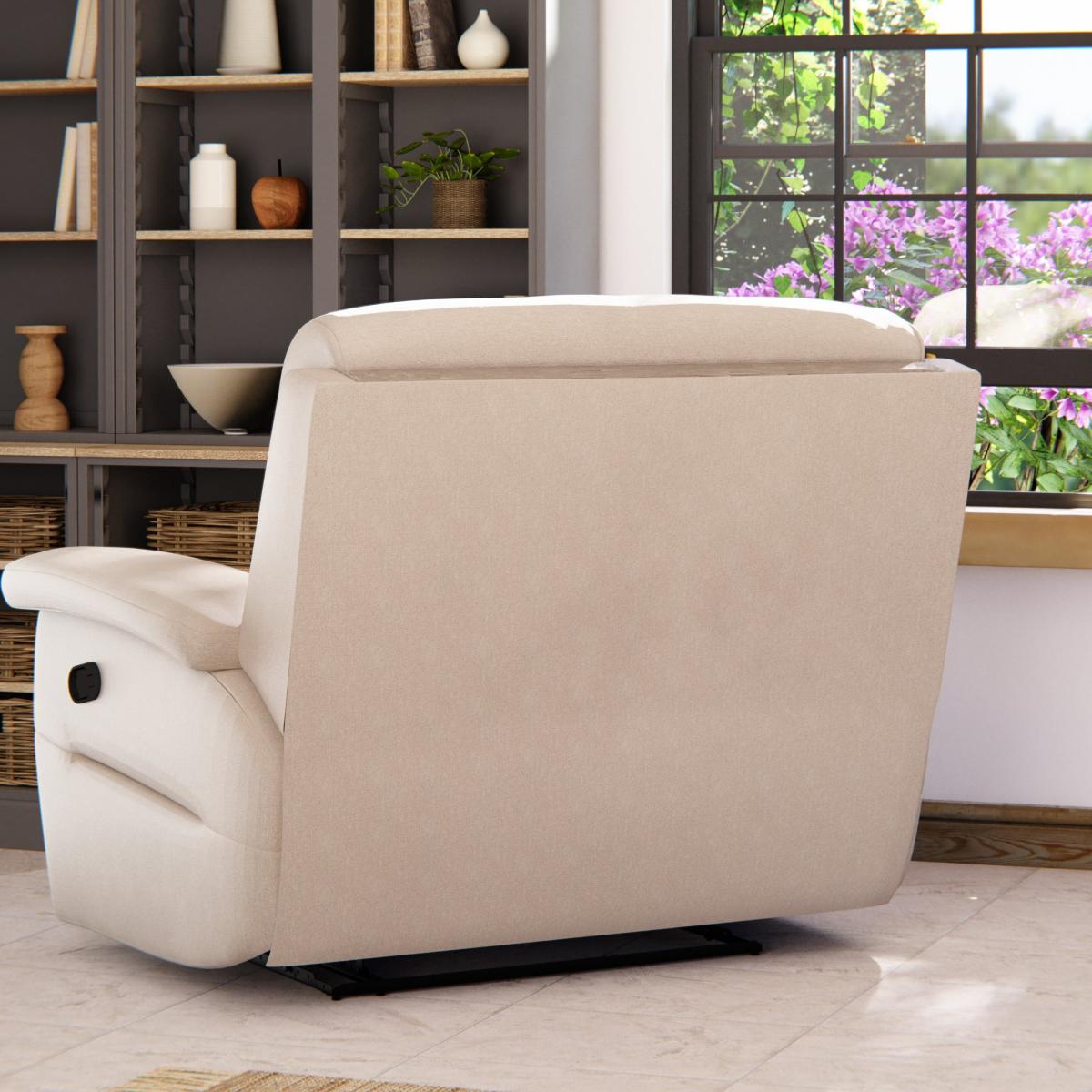 Lulworth Manual Recliner Snuggle Sofa Sand – image 5