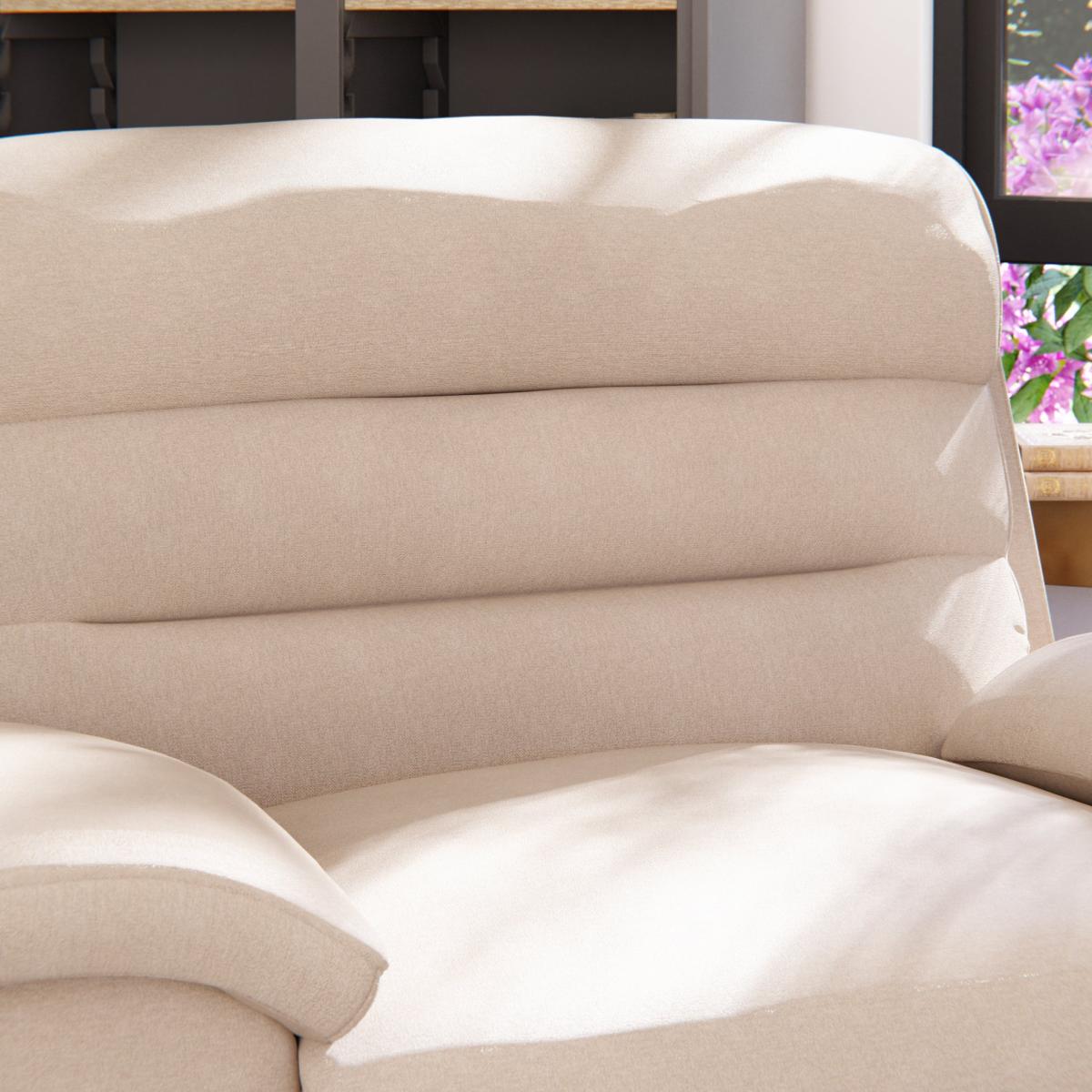Lulworth Manual Recliner Snuggle Sofa Sand – image 7
