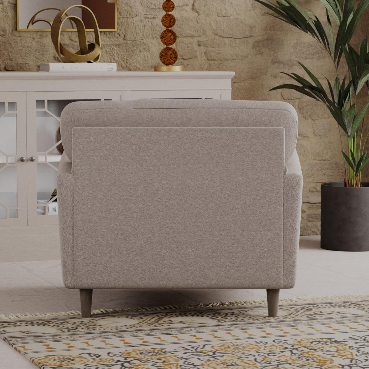 Sven Tonal Weave Snuggle Chair Natural – image 3
