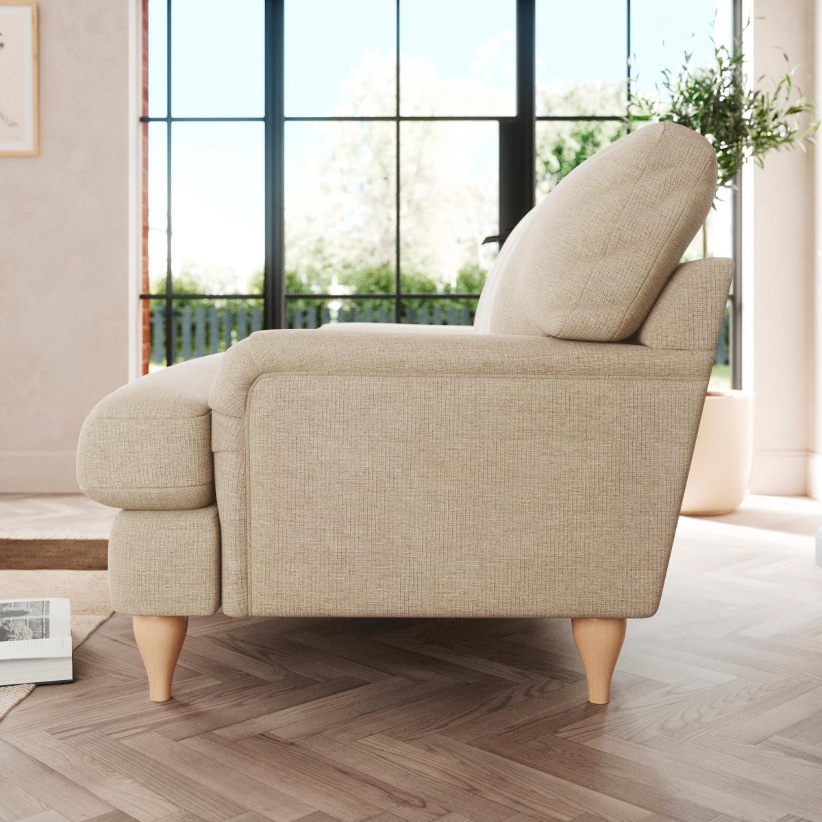 Darwin Snuggle Chair Tonal Weave Natural – image 3