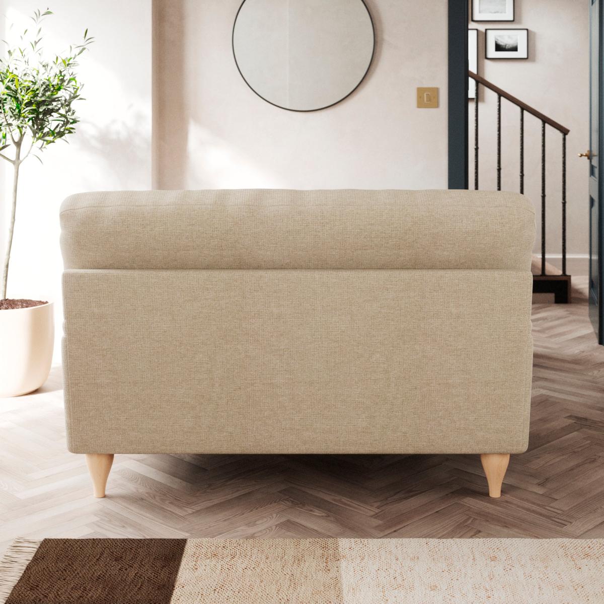 Darwin Snuggle Chair Tonal Weave Natural – image 4