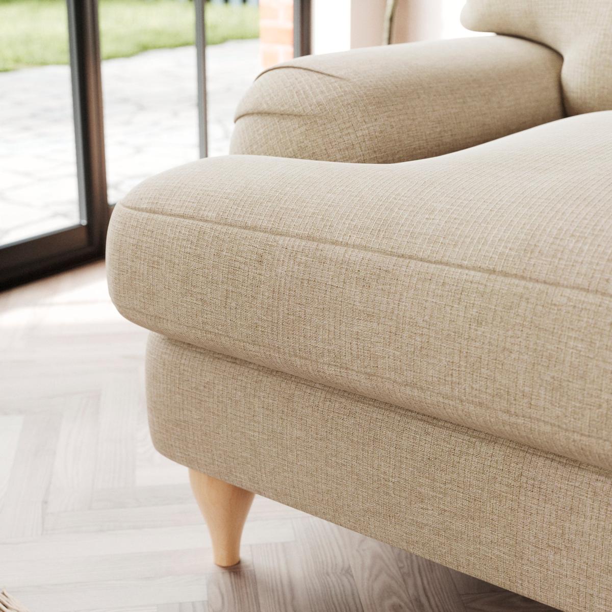 Darwin Snuggle Chair Tonal Weave Natural – image 5
