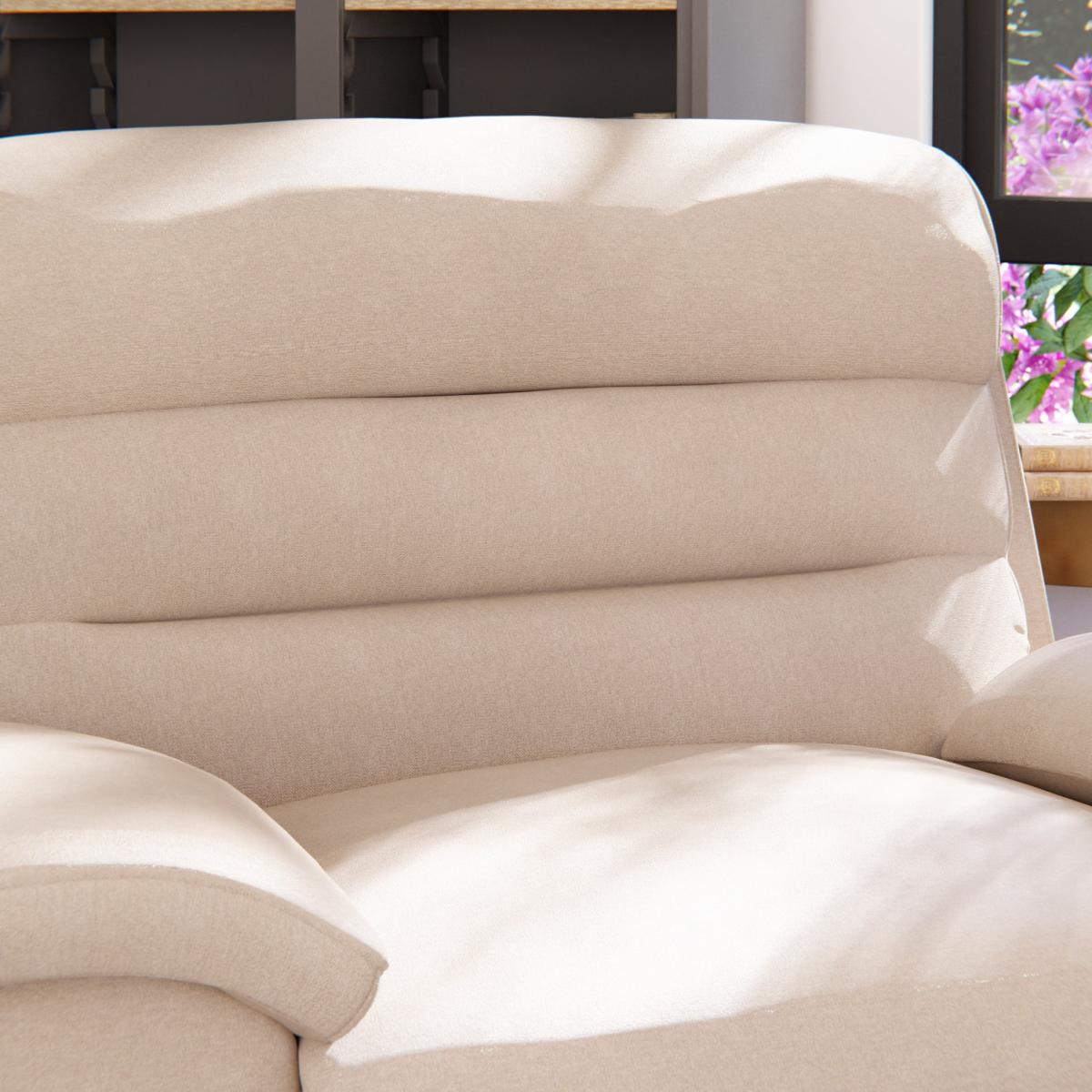 Lulworth Power Recliner Snuggle Sofa Chenille Sand – image 7