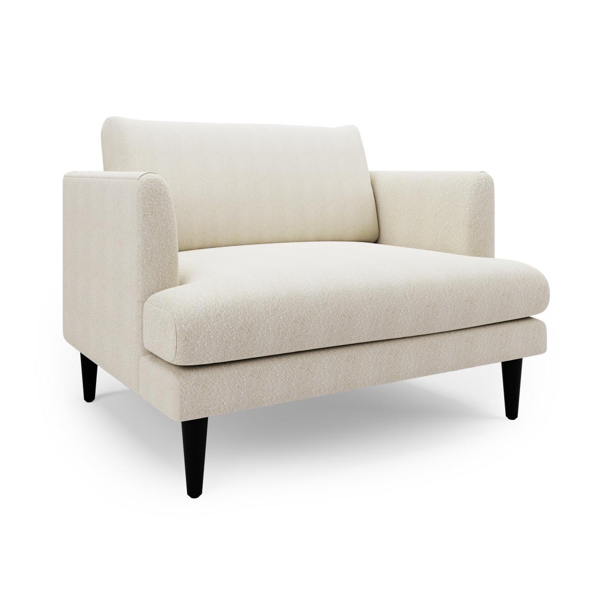 Reuben Tonal Boucle Snuggle Chair Tonal Boucle Natural – image 2
