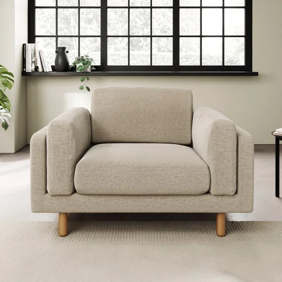 Newton Basket Weave Snuggle Chair – image 1