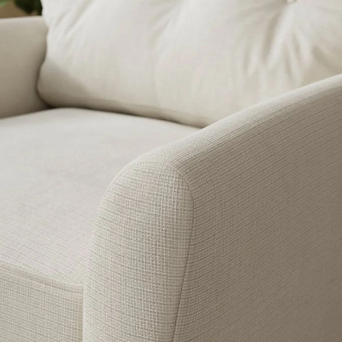 Sven Soft Texture Chenille Snuggle Chair – image 4