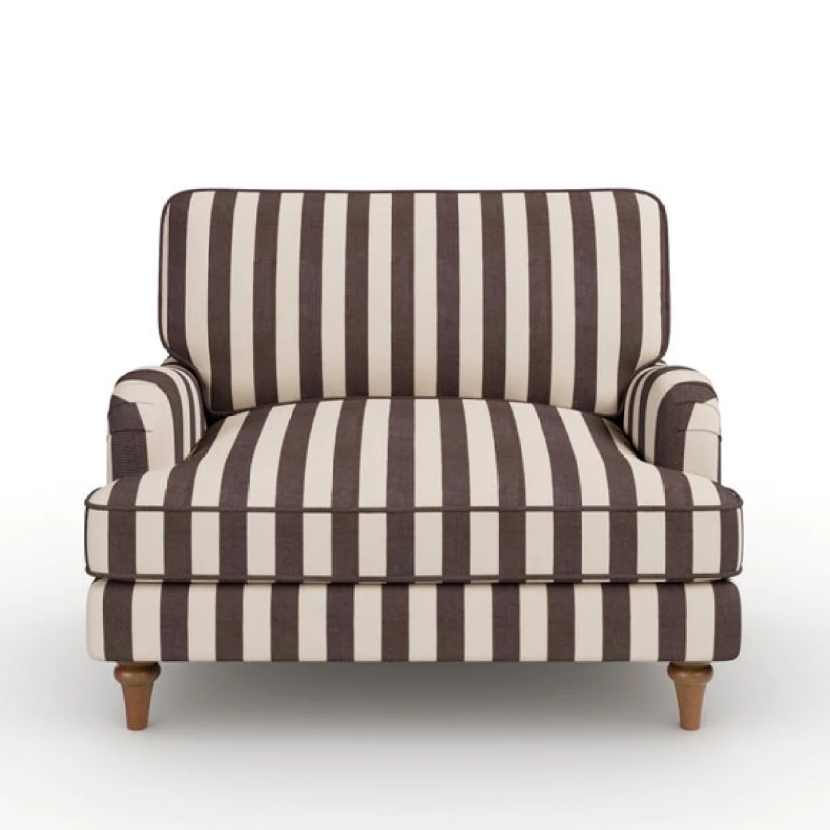 Beatrice II Woven Stripe Snuggle Chair – image 7