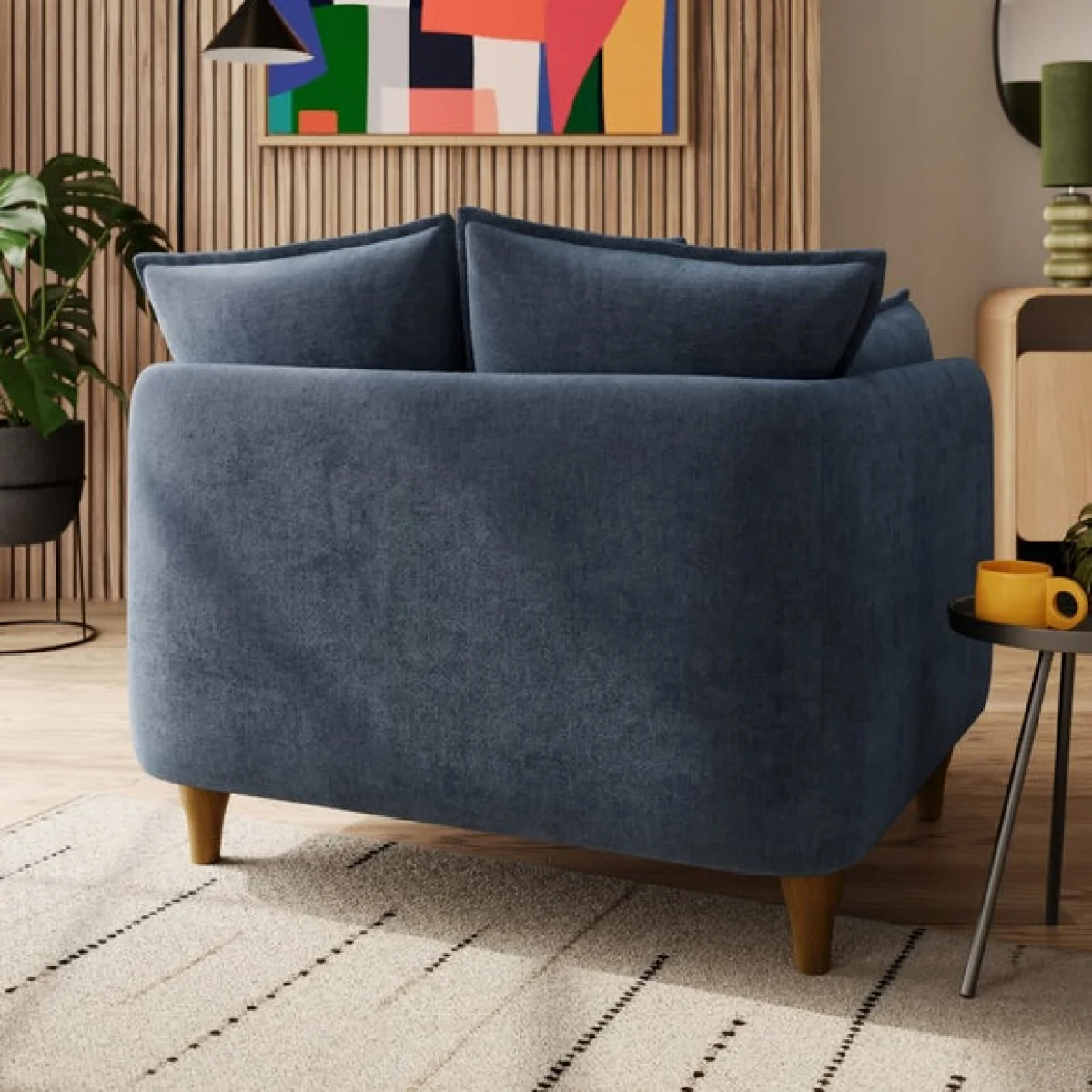 Armitage Scatter Back Chenille Snuggle Chair – image 2
