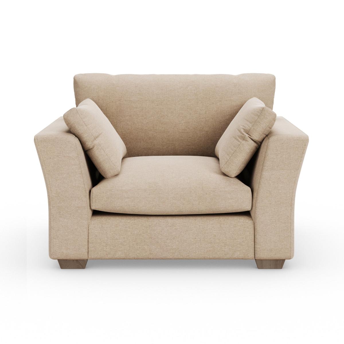 Blakeney Snuggle Chair Tonal Weave Natural – image 7