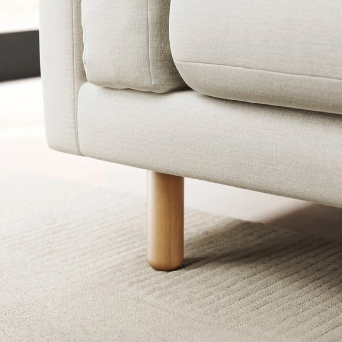 Newton Chenille Soft Texture Snuggle Chair – image 5