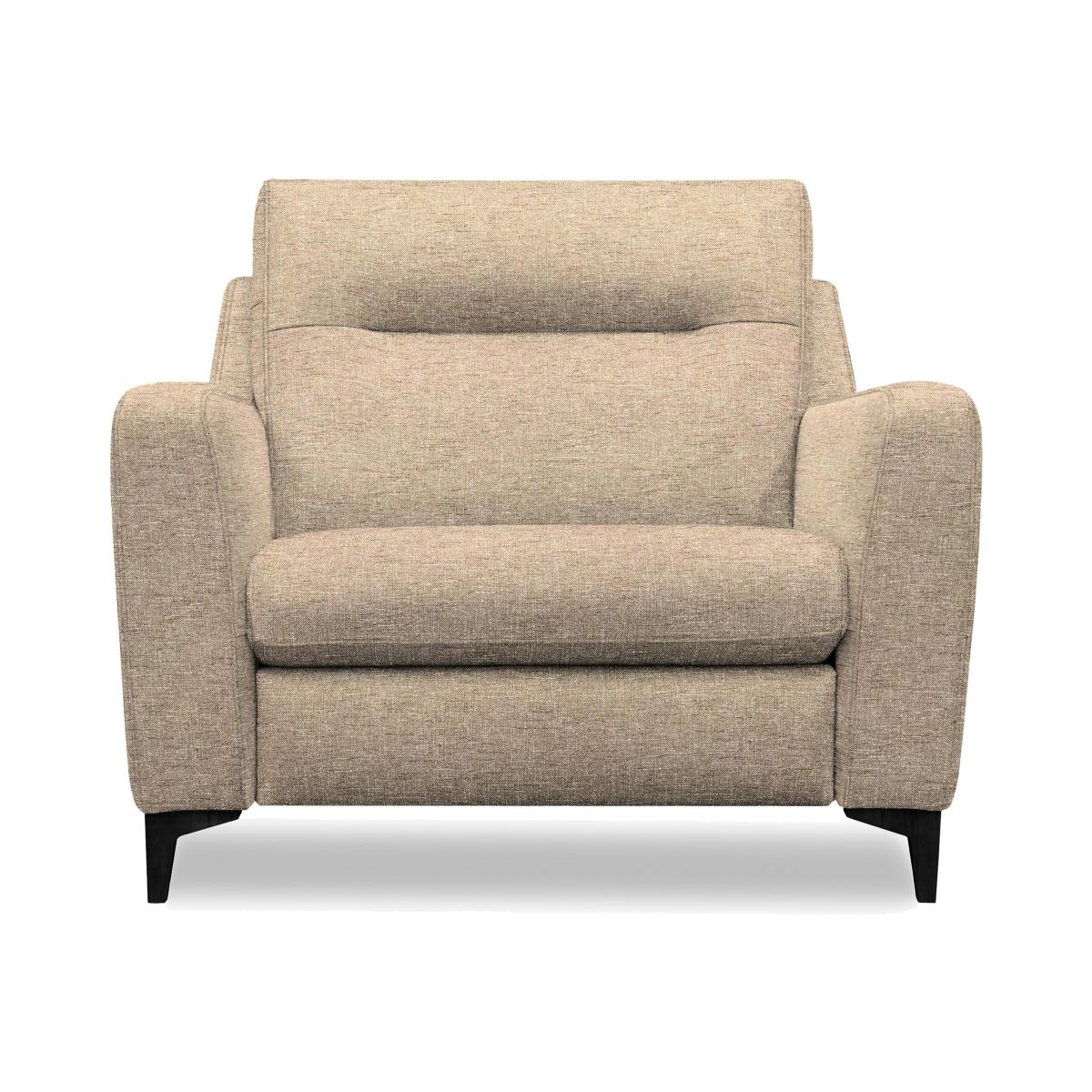 G Plan - Arlo Fabric Snuggler - Dapple Sparrow with Ebony Feet – image 1